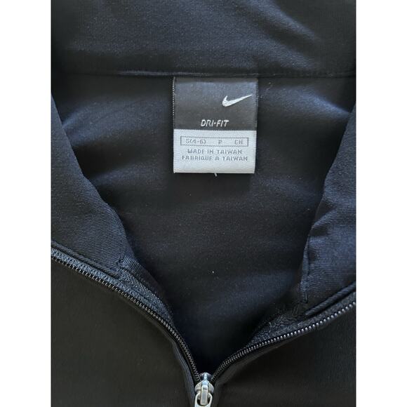 Nike Dri Fit Y2K Women’s Black Athletic Full-zip Jacket Size S Sports Athleisure - Picture 6 of 8